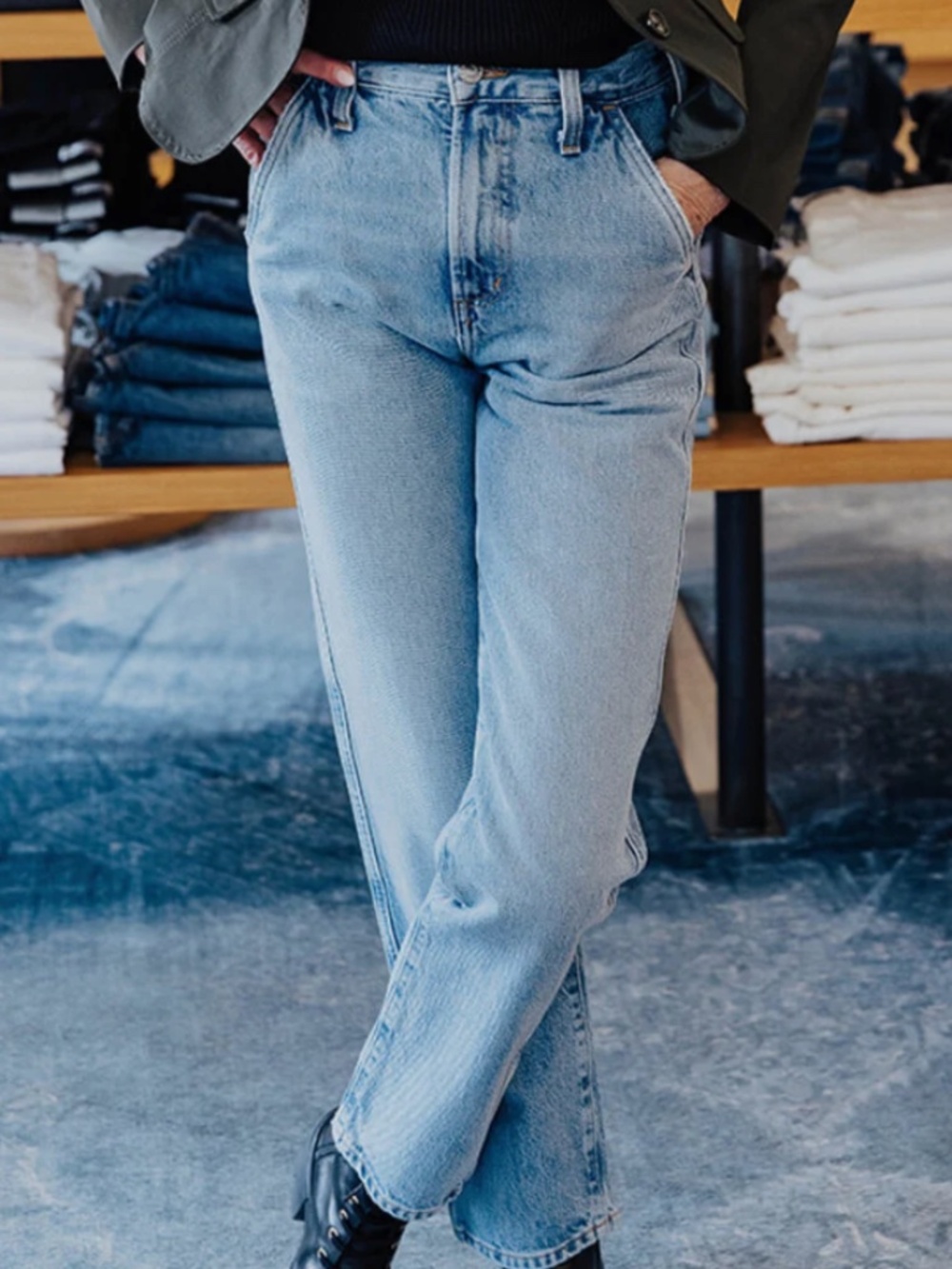 Agolde High Rise Trouser Jeans "Cooper"